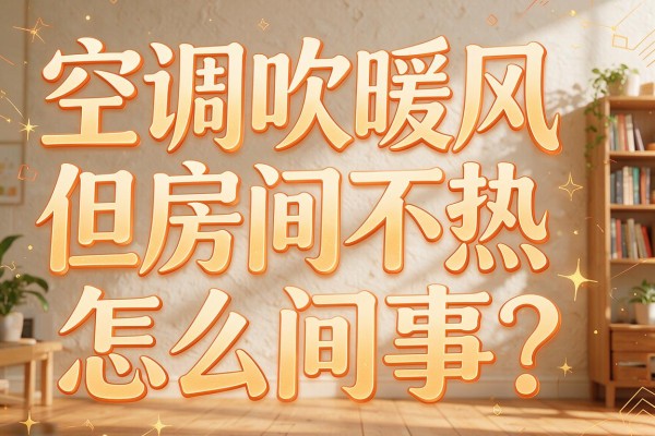空调吹暖风但房间不热怎么回事?