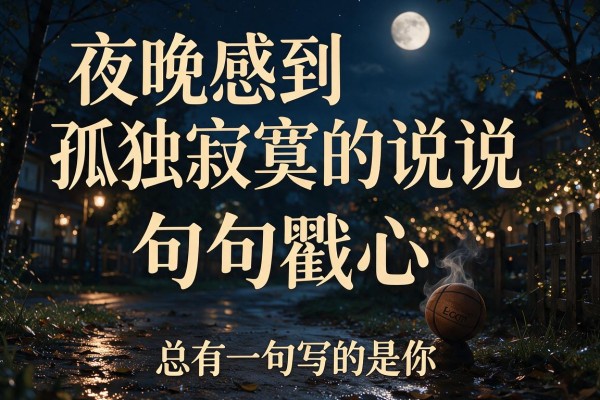 夜晚感到孤独寂寞的说说 句句戳心 总有一句写的是你