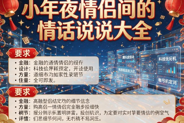 小年夜情侣间的情话说说大全
