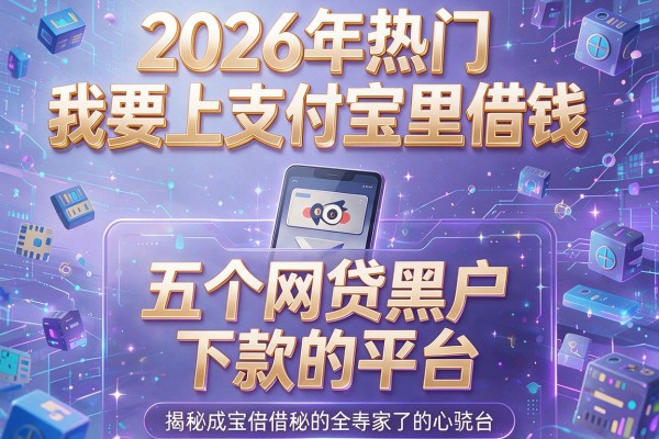 2026年热门我要上支付宝里借钱,揭秘五个网贷黑户下款的平台