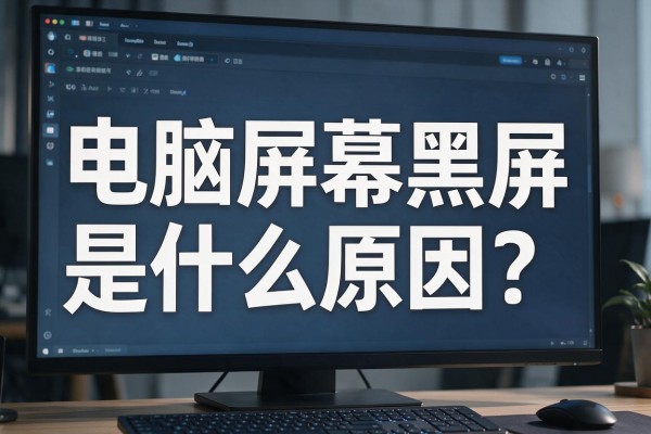电脑屏幕黑屏是什么原因?