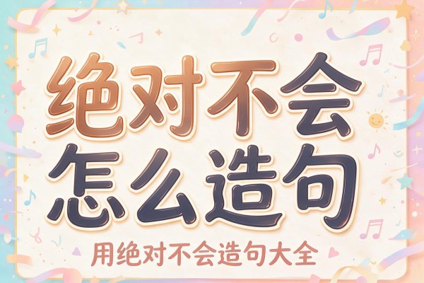绝对不会怎么造句,用绝对不会造句大全