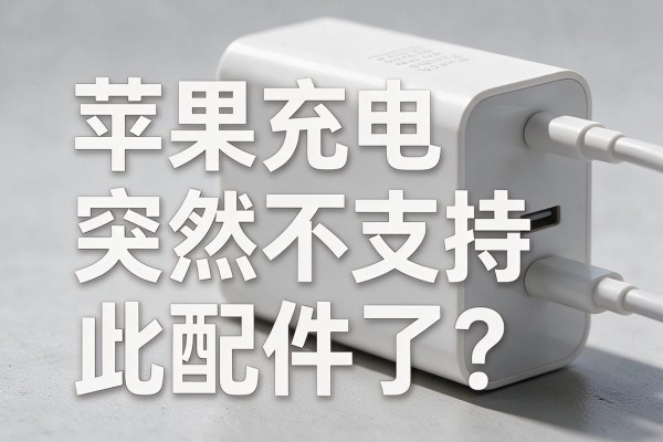 苹果充电器突然不支持此配件了?