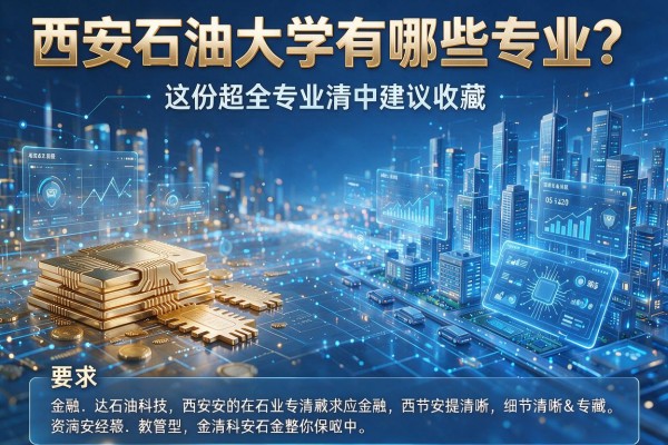 西安石油大学有哪些专业?这份超全专业清单建议收藏