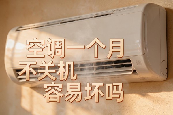 空调一个月不关机容易坏吗