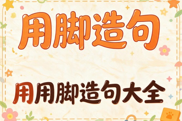用脚造句,用用脚造句大全