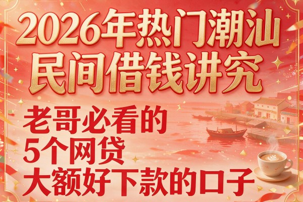 2026年热门潮汕民间借钱讲究,老哥必看的5个网贷大额好下款的口子