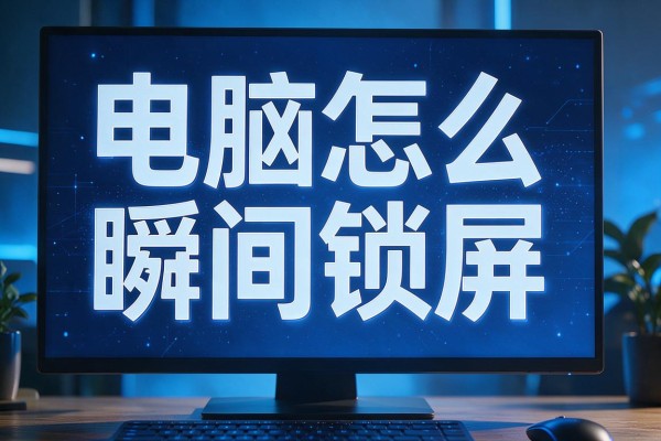 电脑怎么瞬间锁屏