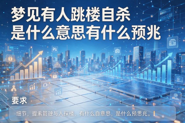 梦见有人跳楼自杀是什么意思有什么预兆
