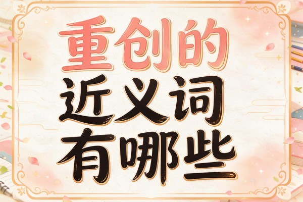 重创的近义词有哪些,重创的近义词是什么