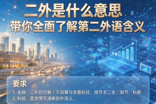 二外是什么意思带你全面了解第二外语的含义