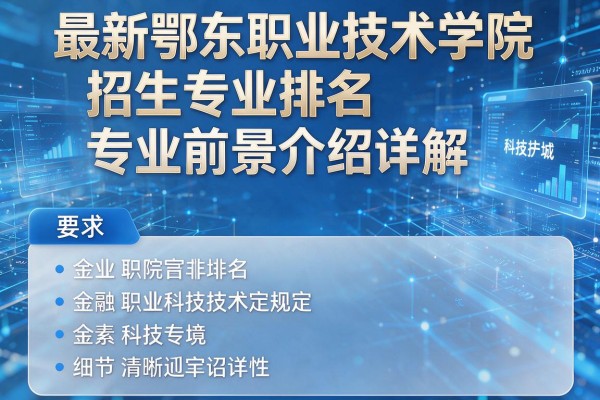 最新鄂东职业技术学院招生专业排名和专业前景介绍详解