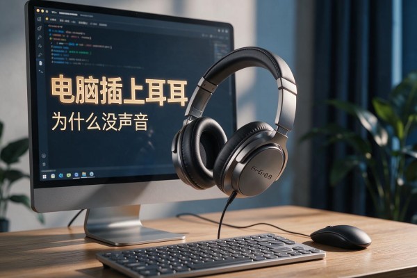 电脑插上耳机为什么没声音