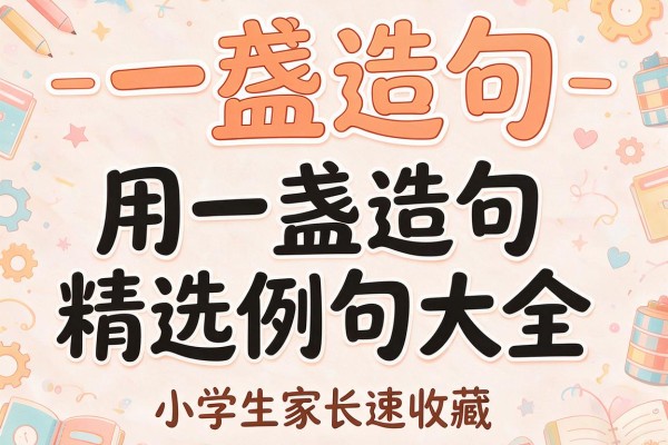 一盏造句-用一盏造句精选例句大全小学生家长速收藏