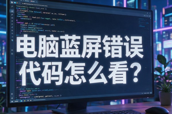 电脑蓝屏错误代码怎么看？