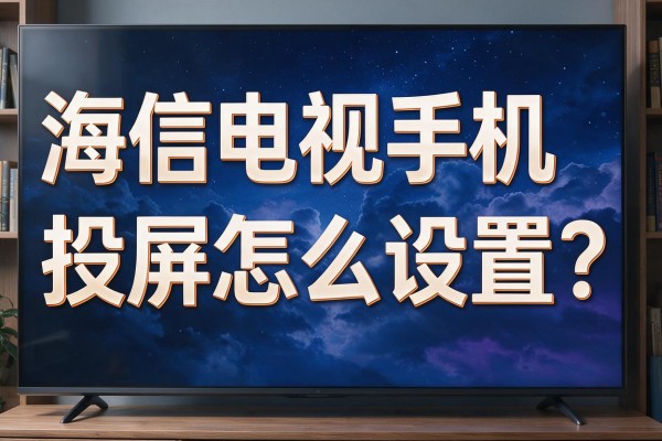海信电视手机投屏怎么设置?