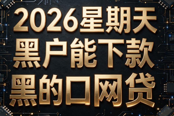 2026星期天黑户能下款的网贷,黑口网贷