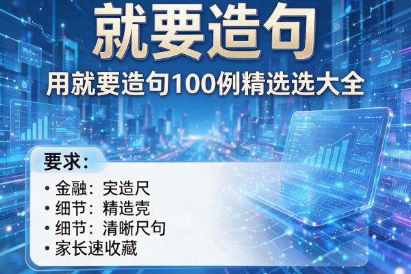 就要造句-用就要造句100例精选大全家长速收藏
