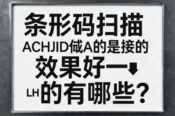 条形码扫描效果好的有哪些?