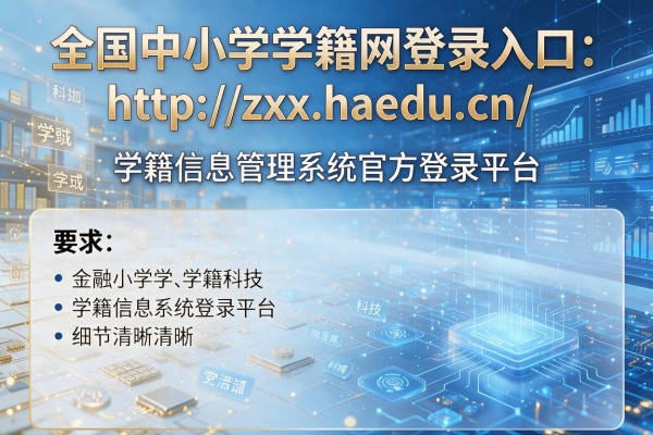 全国中小学学籍网登录入口:http://zxx.haedu.cn/ 学籍信息管理系统官方登录平台