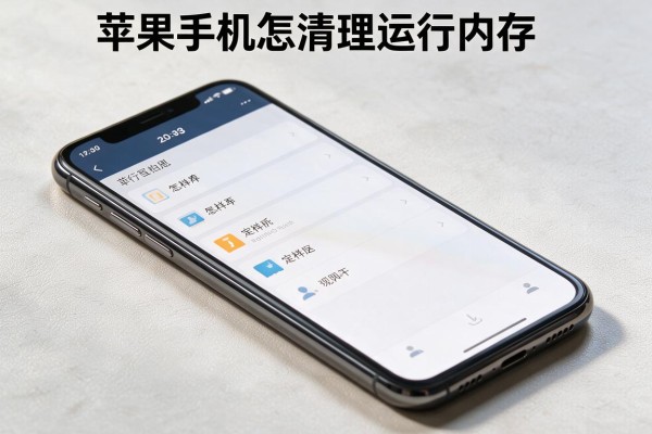 苹果手机怎样清理运行内存