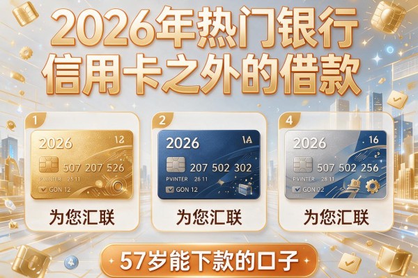 2026年热门银行信用卡之外的借款,为您汇总5个57岁能下款的口子