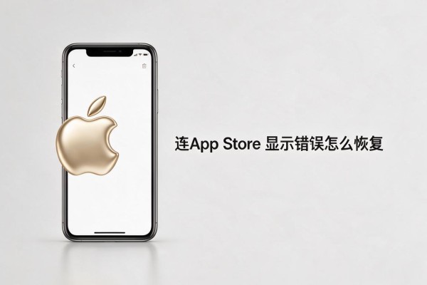苹果手机连App Store显示错误怎么恢复
