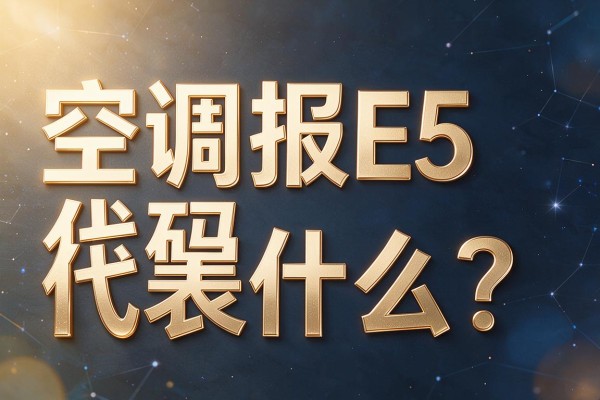 空调报E5代码代表什么?