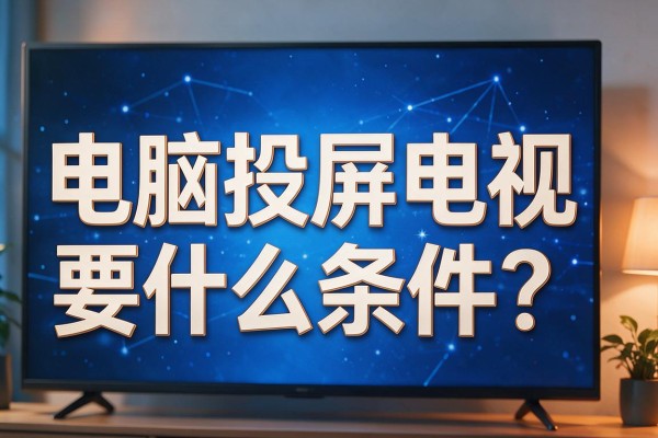 电脑投屏电视要什么条件？