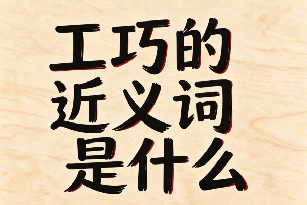 工巧的近义词是什么,工巧的近义词有哪些