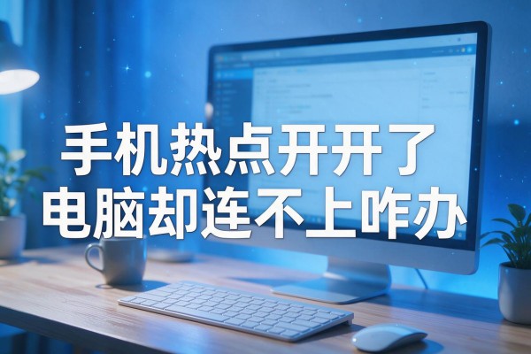 手机热点开了电脑却连不上咋办