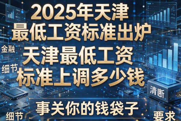 2025年天津最低工资标准出炉 天津最低工资标准上调多少钱 事关你的钱袋子