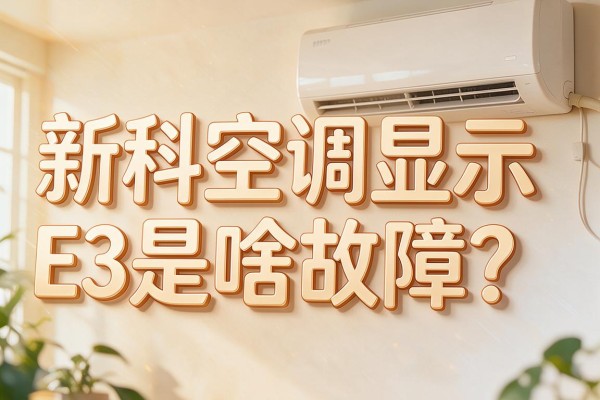 新科空调显示E3是啥故障？