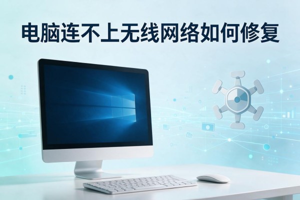 电脑连不上无线网络如何修复