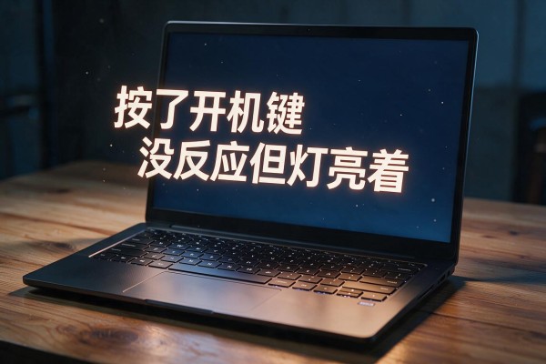 笔记本按了开机键没反应但灯亮着