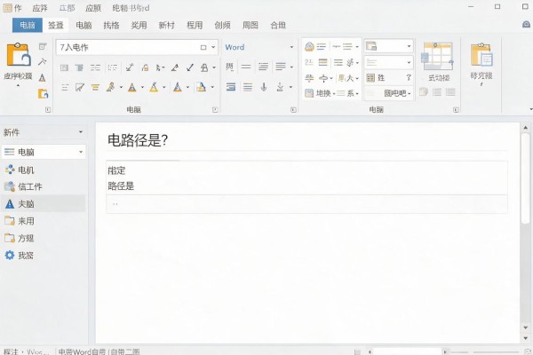 电脑自带的Word应用程序路径是?