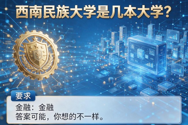 西南民族大学是几本大学?答案可能和你想的不一样