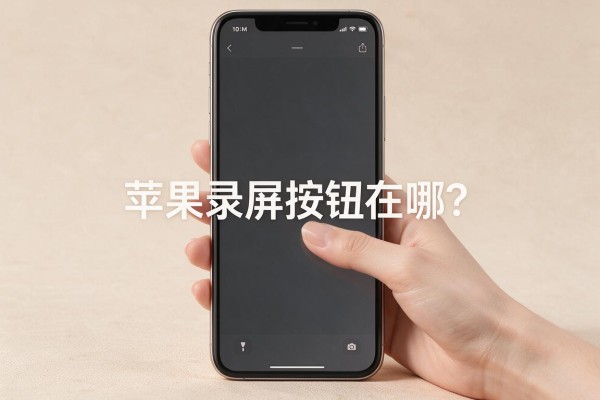 苹果手机录屏按钮在哪？