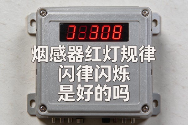 烟感器红灯规律闪烁是好的吗