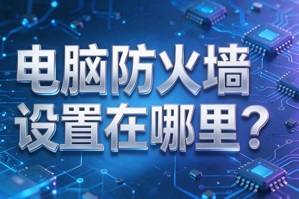 电脑防火墙设置在哪里？