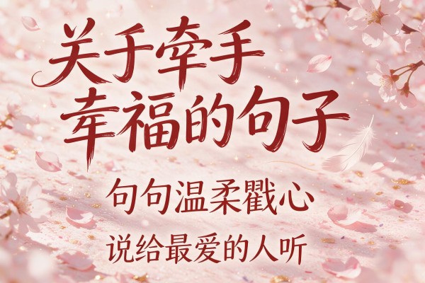 关于牵手幸福的句子,句句温柔戳心,说给最爱的人听