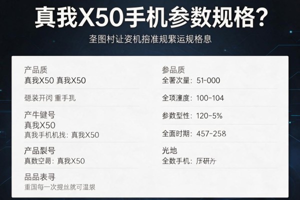真我X50手机参数规格?