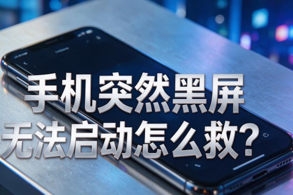 手机突然黑屏无法启动怎么救?