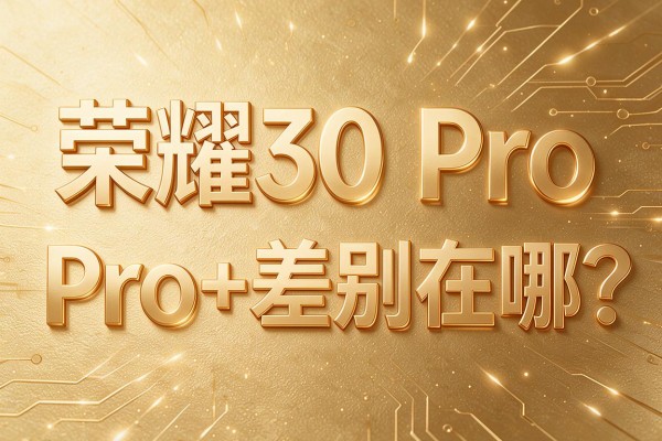 荣耀30 Pro与Pro+差别在哪?