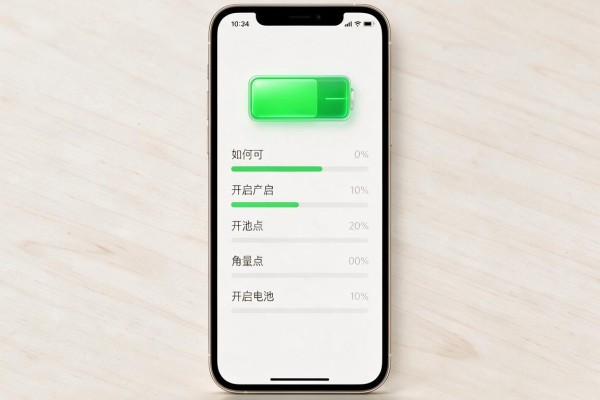 苹果手机如何开启电池电量百分比？