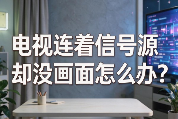 电视连着信号源却没画面怎么办?