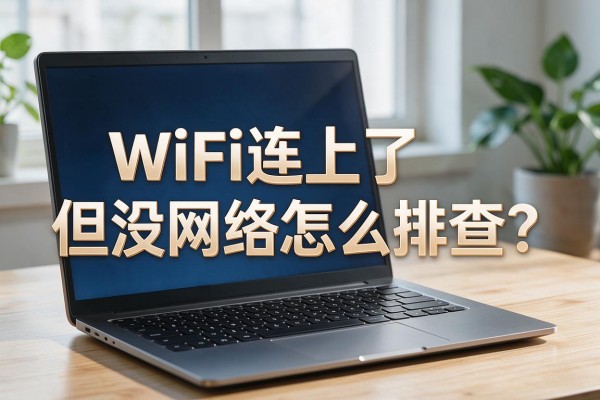 笔记本WiFi连上了但没网络怎么排查？