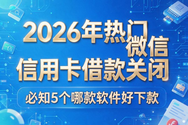 2026年热门微信信用卡借款关闭，必知5个哪款软件好下款