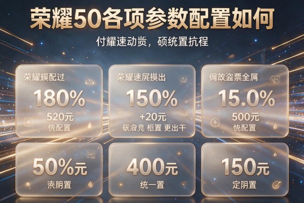 荣耀50各项参数配置如何？