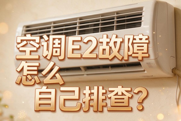 空调E2故障怎么自己排查?